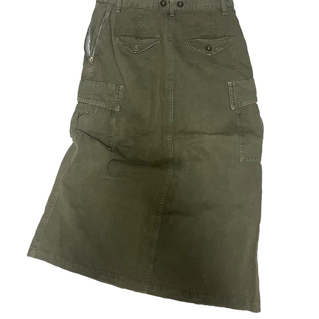 vintage cargo long skirt