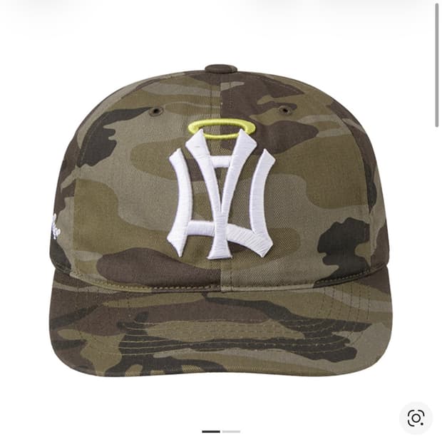 aeae 에이이에이이 심볼 엔젤 윙 카모 볼캡