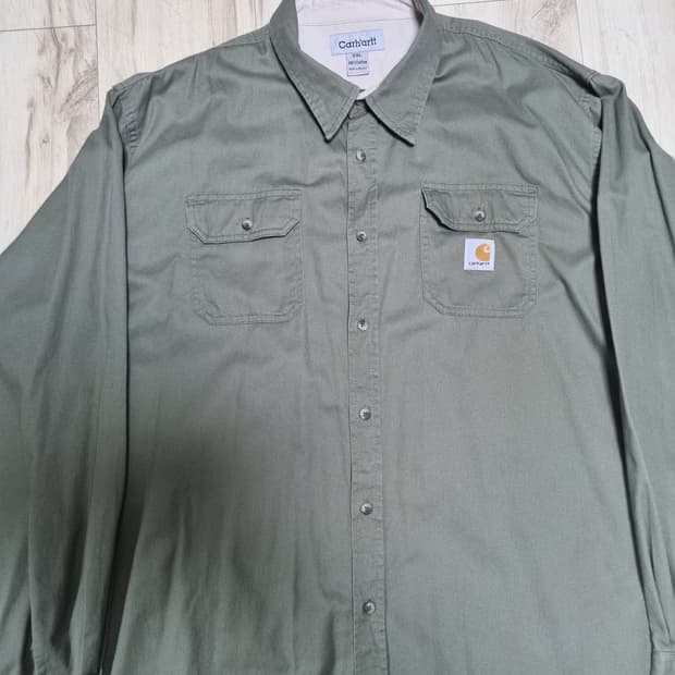 칼하트 카키 워크셔츠 (XXL)