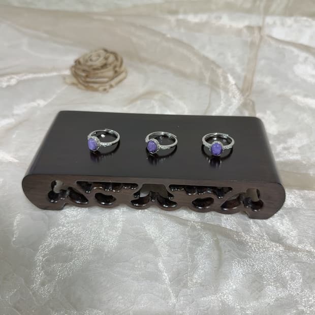 빈티지 sugilite 수쥬랄레 오픈 반지