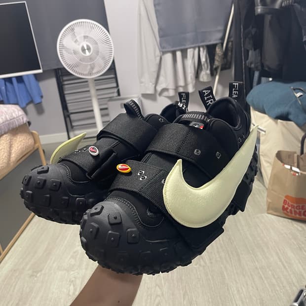 나이키 CPFM 에어 플리 2 블랙 알라바스터