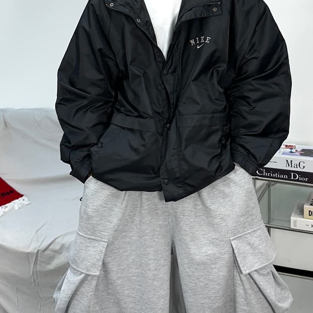 나이키 00s 빅스우시 나일론 후드 바람막이 XL