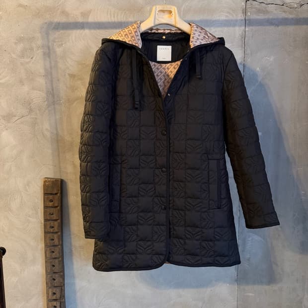 산드로 후드 퀼팅자켓 66~77