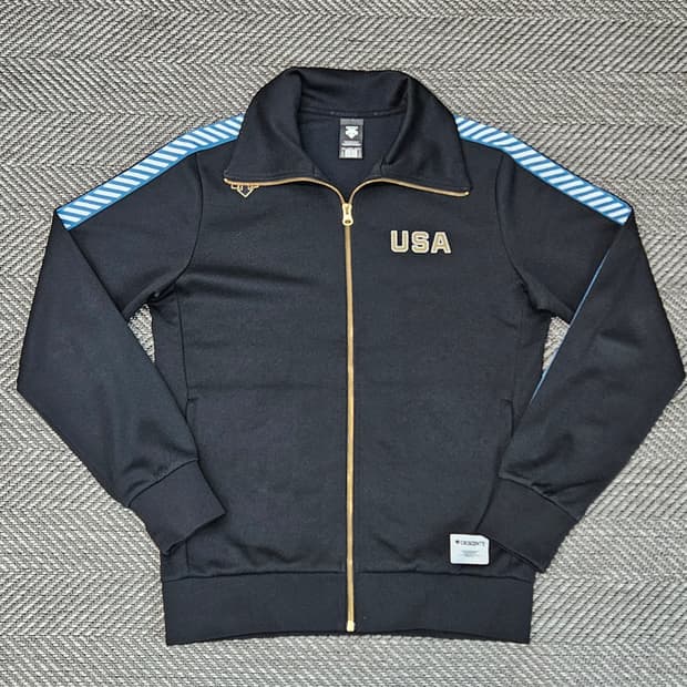 데상트 USA 트랙탑 집업져지 자켓 남자100