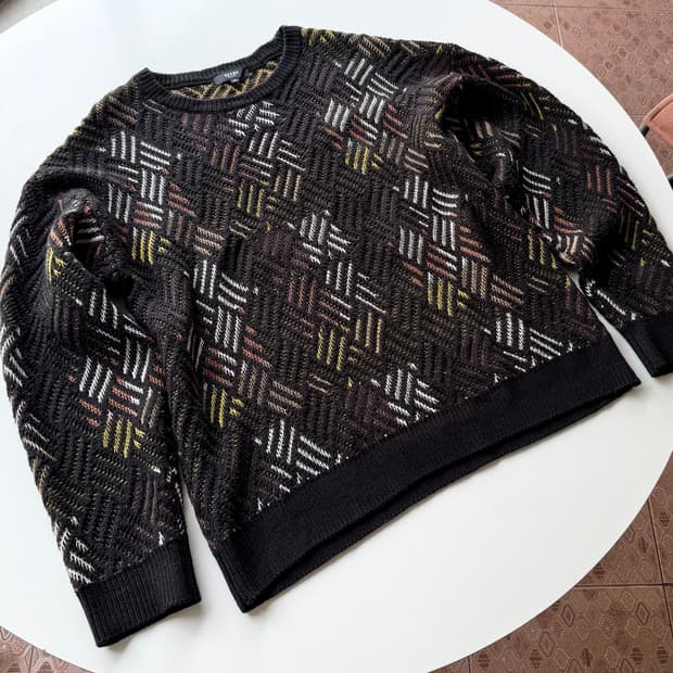 빔즈 BEAMS heart 니트 (m)