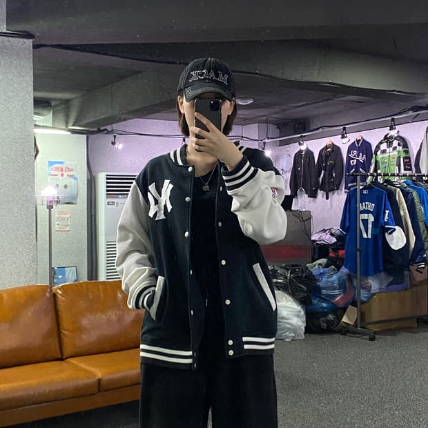 마제스틱 뉴욕 양키스 코튼 스타디움자켓 B2828