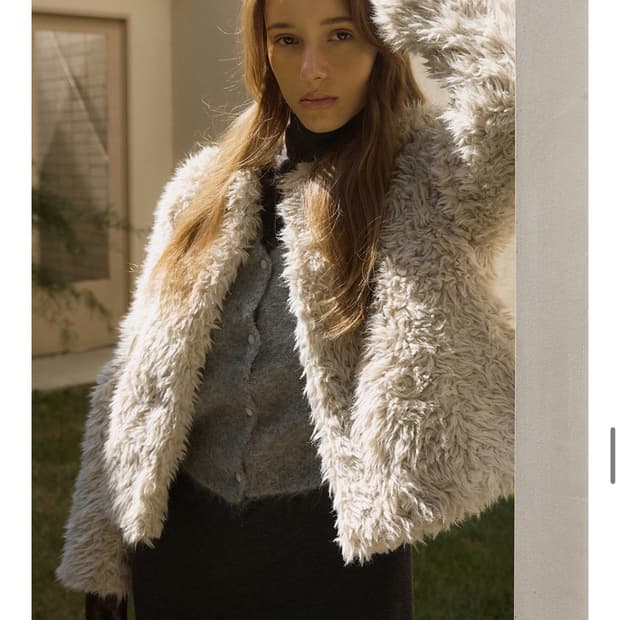 오떼뜨 페이크 퍼자켓