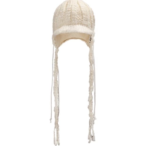 브레이디드 이어플랩 비니