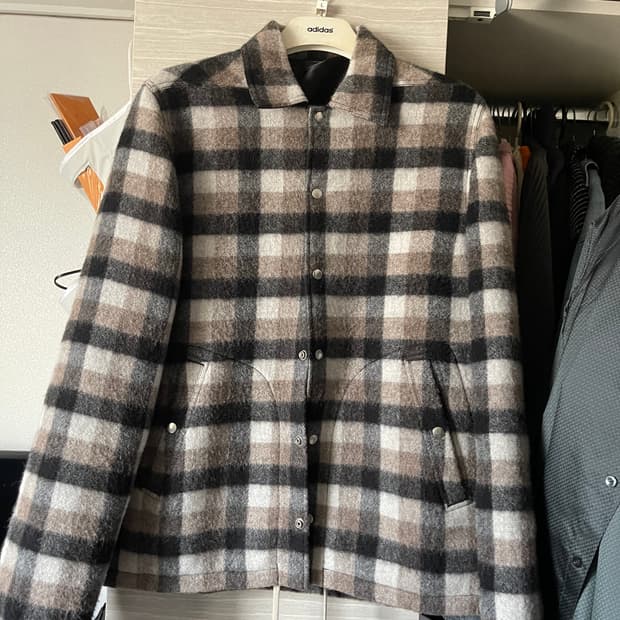 [48] 릭오웬스 울 플란넬 오버셔츠