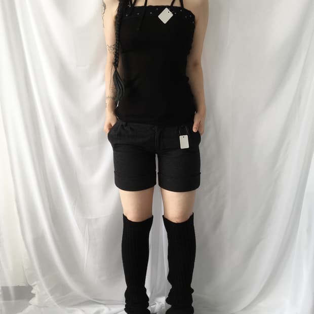 Beads lace point sleeveless