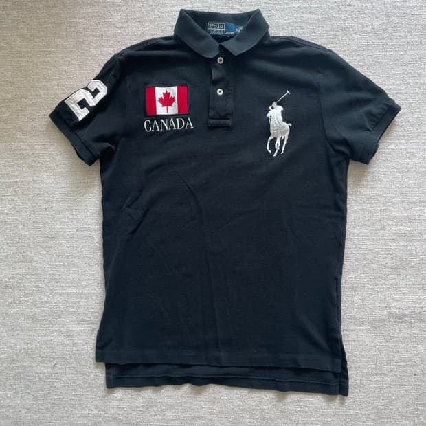 폴로 랄프로렌 빅포니 캐나다 카라티 블랙  #2