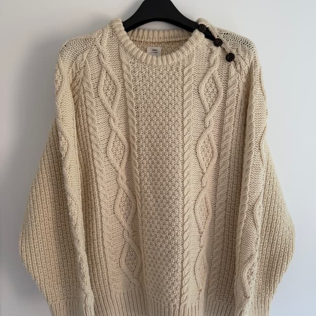 [2] 비즈빔 visvim 볼라드 케이블 니트