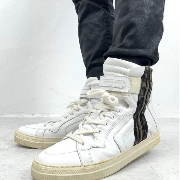 Pierre Hardy Zip Detail High-Top Sneaker