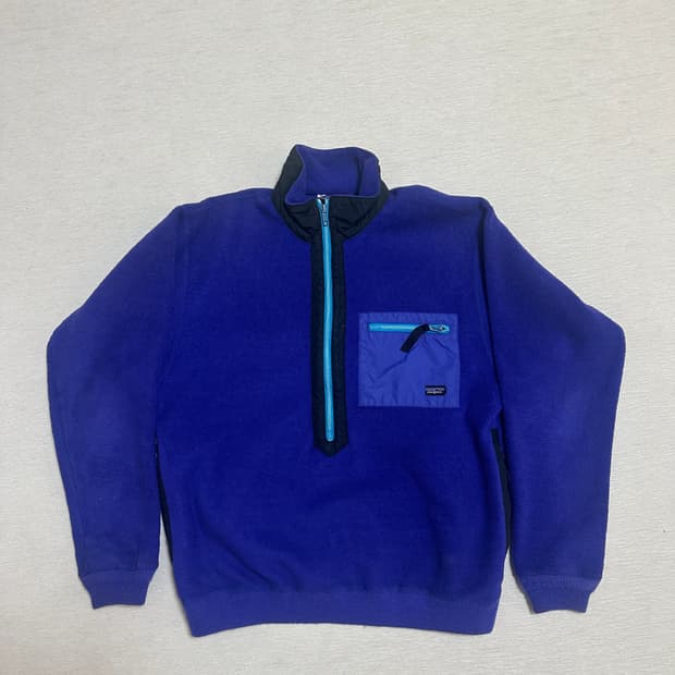 (M)80s 파타고니아 빈티지 하프집 플리스 헤비웨이트