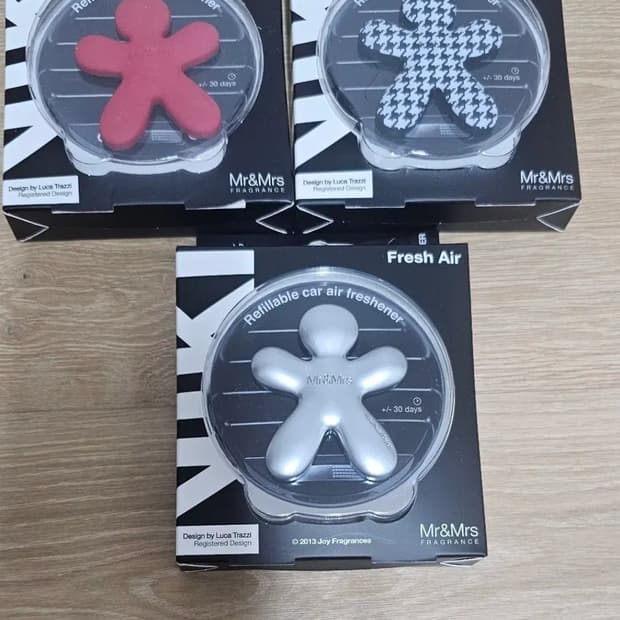 미스터앤미스세스니키클래식 차량용방향제3개일괄판매새상품미개봉