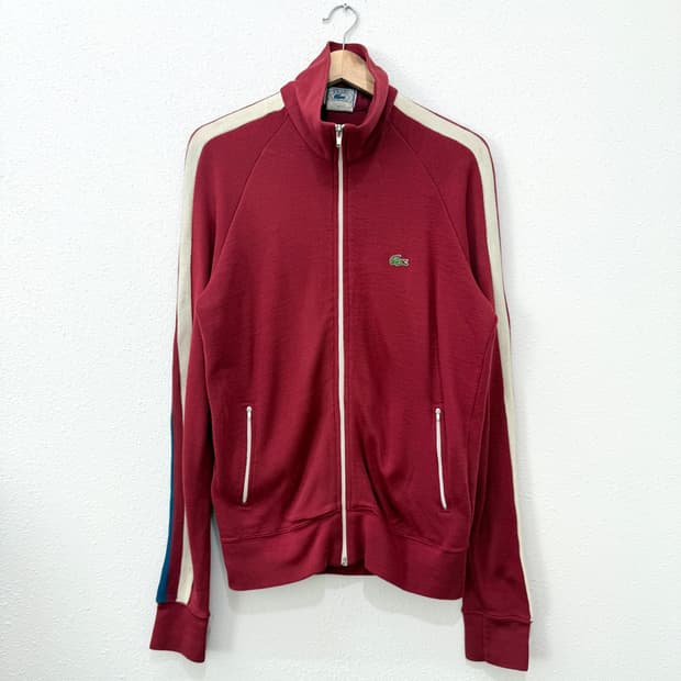 라코스테 IZOD 빈티지 트랙탑 집업 져지
