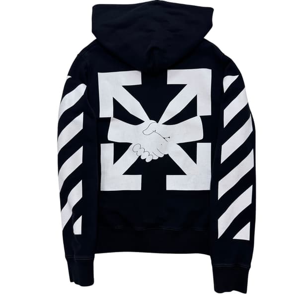 정품 오프화이트 20fw 어그리먼트 애로우 후드티