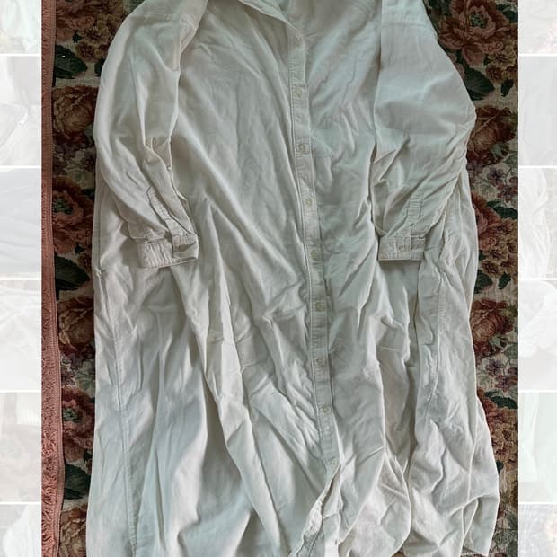 니코앤드 셔츠 골지 원피스