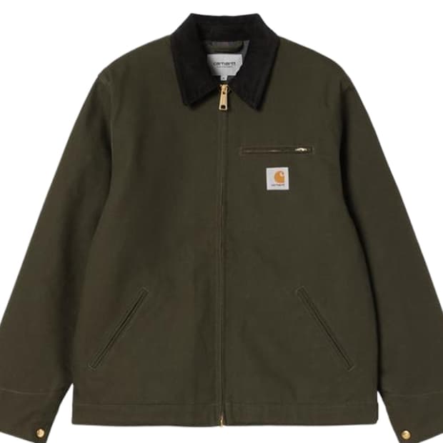 [L] 칼하트 wip 디트로이트자켓 올리브 블랙 리지드 - 윈터