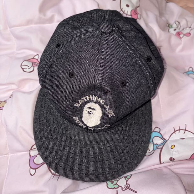 베이프 데님 캡