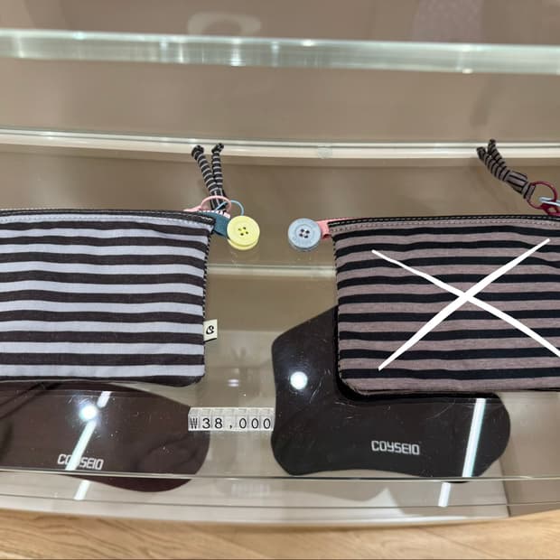 * 정가 판매 * 코이세이오 COYSEIO 스트라이프 지갑