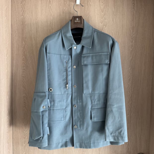 커스텀멜로우 블루종 자켓