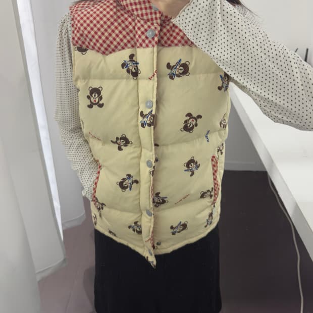 hysteric glamour f**kbear vest padding