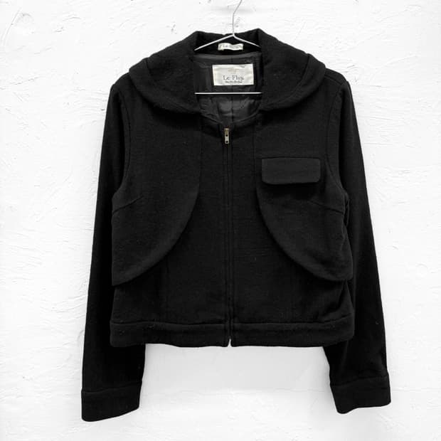 le-fluy 울 집업 자켓