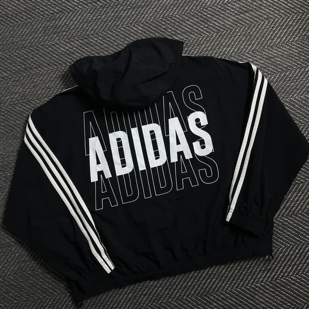 아디다스 신형 박시핏 빅로고 바람막이 y 4214