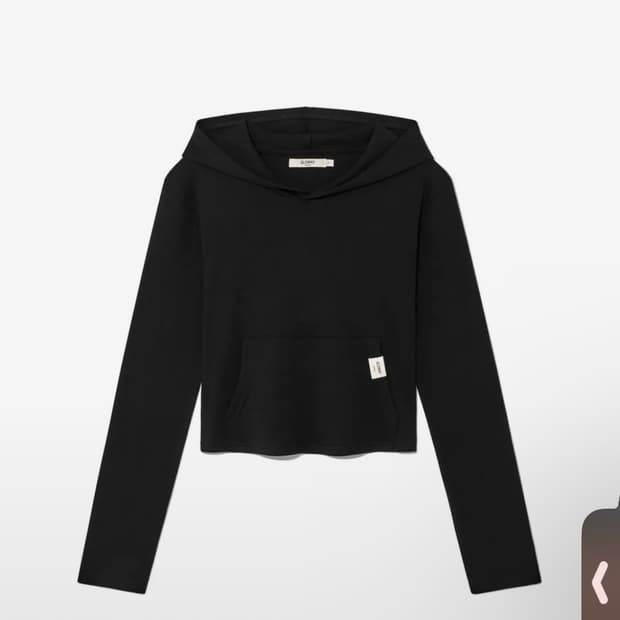 Glowny comfort hoodie (black)