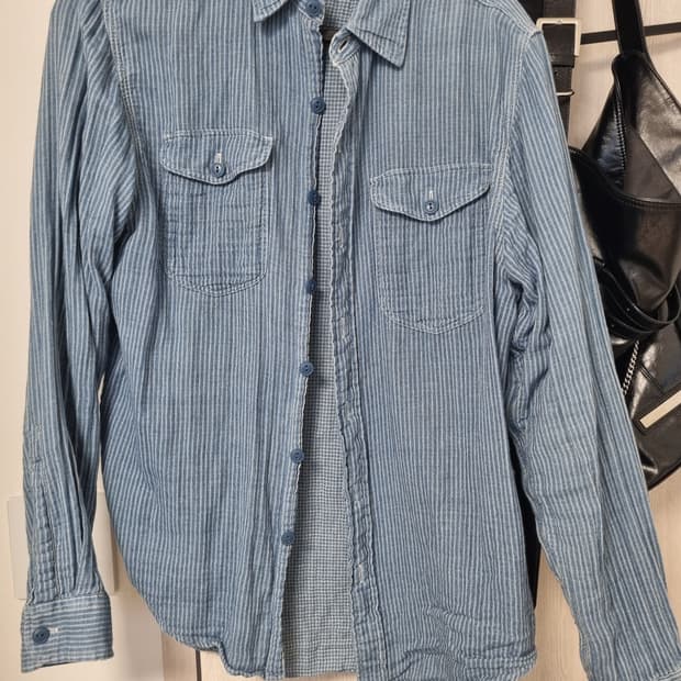 rrl 스트라이프 셔츠 m