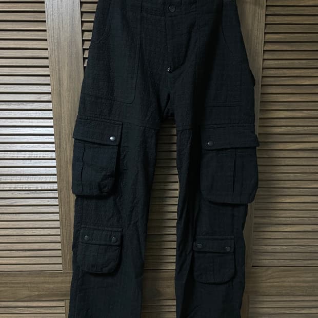 언노운 블루 카고팬츠