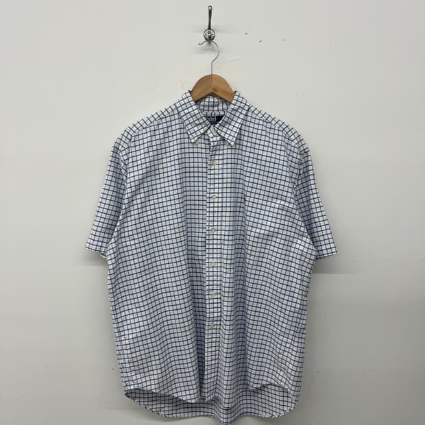 폴로 랄프로렌 반팔 체크 셔츠 남2XL