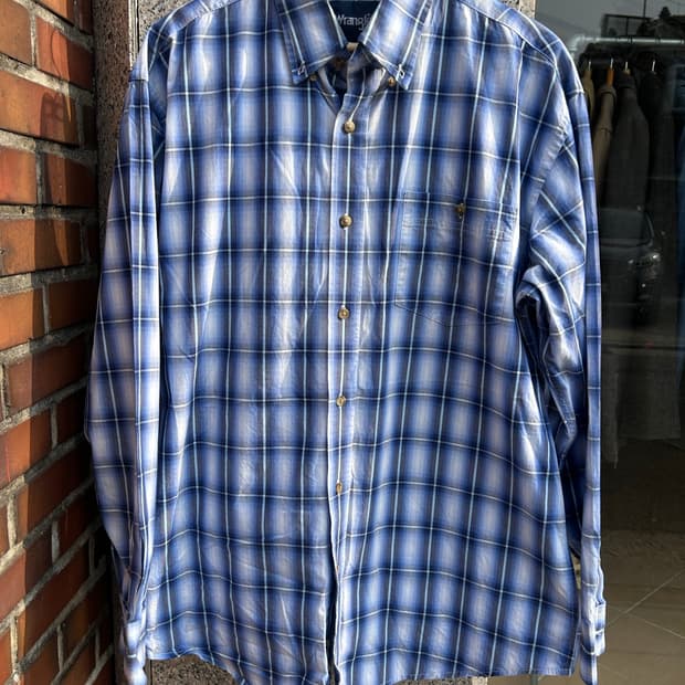 랭글러 옴브레체크셔츠