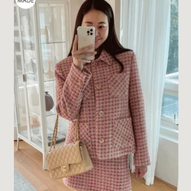 낸시렐라 트위드 자켓