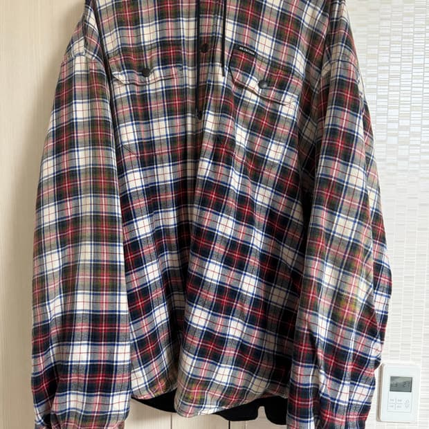 [S] 발렌시아가 블리치드 후드셔츠