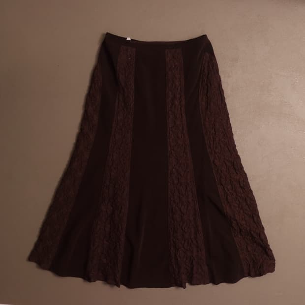 일본빈티지 그런지페어리 롱스커트 레이어드 A842