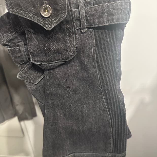 aesynctx 에이시네틱스 데님 벨티드 레그워머 