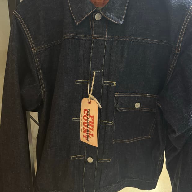 풀카운트 2107ssw 데님자켓 새상품