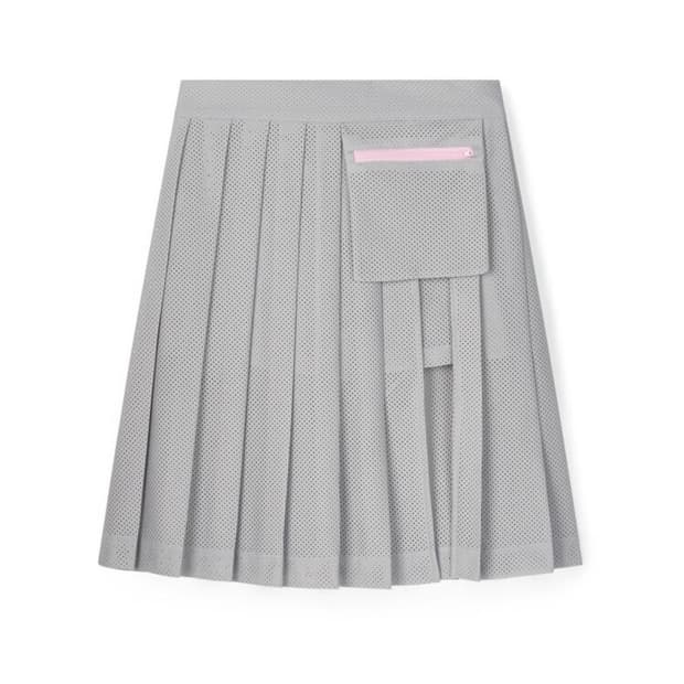 샵페어리 매쉬 포켓 플리츠 스커트팬츠 그레이