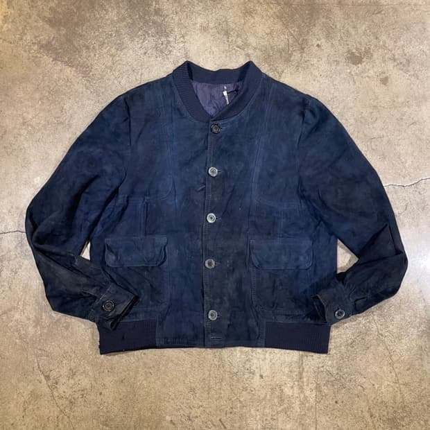 양가죽 스웨이드 블루종 자켓