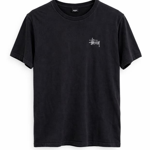 스투시 반팔티 M 블랙