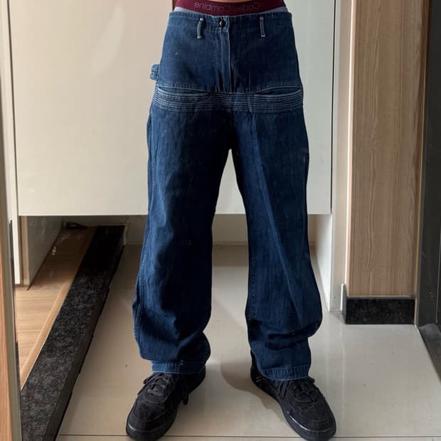 캐피탈 18ss 카펜터 데님