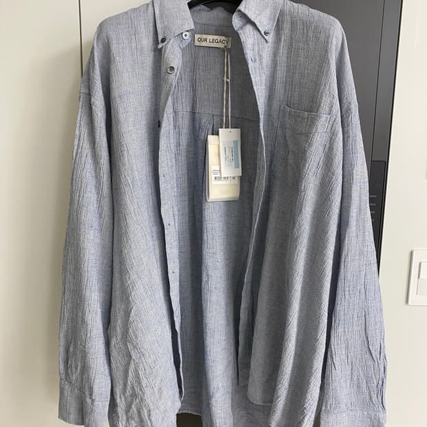 아워레가시 Borrowed BD 셔츠 미드 블루 48