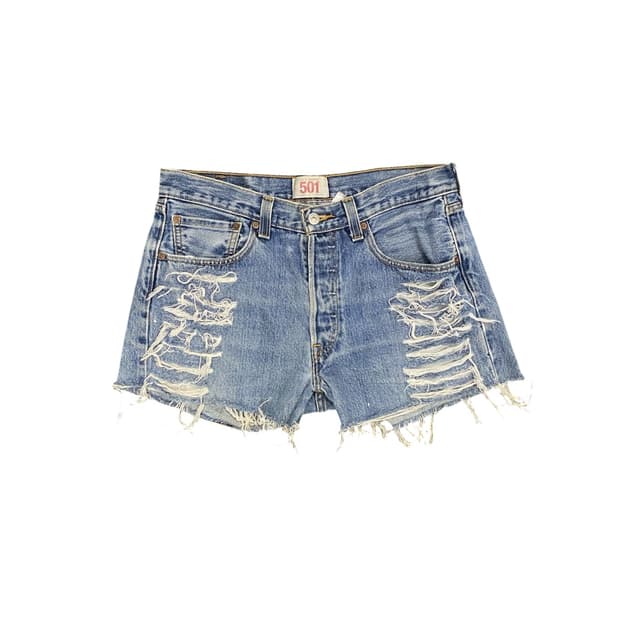 Levi’s 501 데미지 디테일 데님 숏츠
