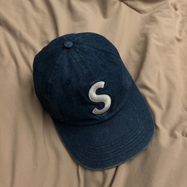 슈프림 S로고 데님캡