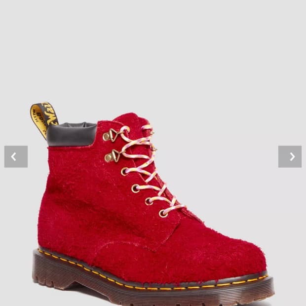 UK11) 닥터마틴 939 스웨이드 부츠 레드컬러 300size