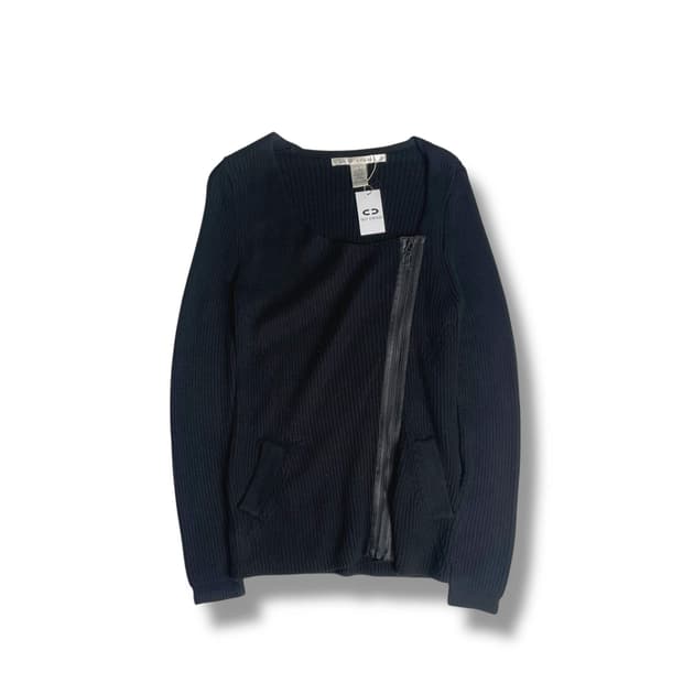 Max studio 코튼 레이온 블렌드 집업 자