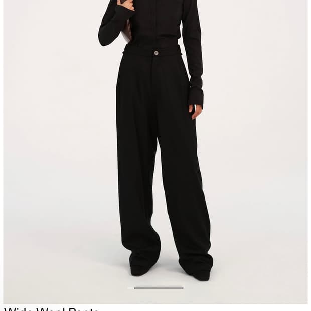 구해요) 혜인서 울 팬츠 hyeinseo wide wool pants