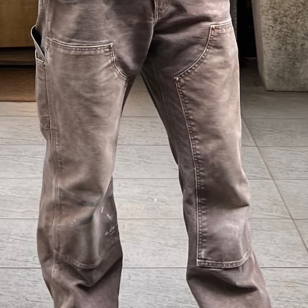 빈티지 칼하트 더블니 다크 브라운 32x30 판매